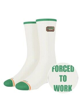 Shinesty The Gone Fishing - Fishing Heel Hammock Crew Socks- L